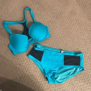 Aerie turquoise bathing suit